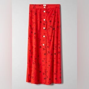 Wilfred Amelie Skirt - 4 - Red Floral